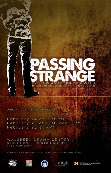 PASSING STRANGE Flyer