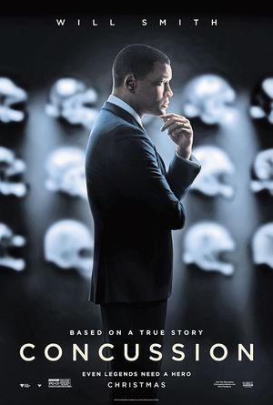 Concussion movie poster with Will Smith