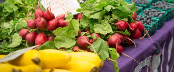 Fresh vegetables and fruits at M Farmers Market at KMS