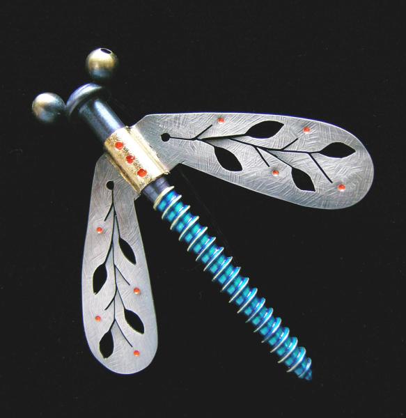 Winged Nut Pin by Lisa & Scott Cylinder