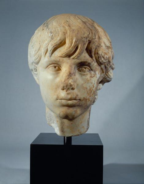Greek portrait head