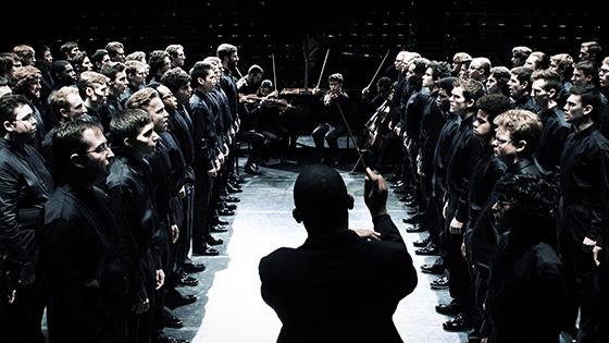 Men's Glee Club Performing Seven Last Word of Unarmed Men