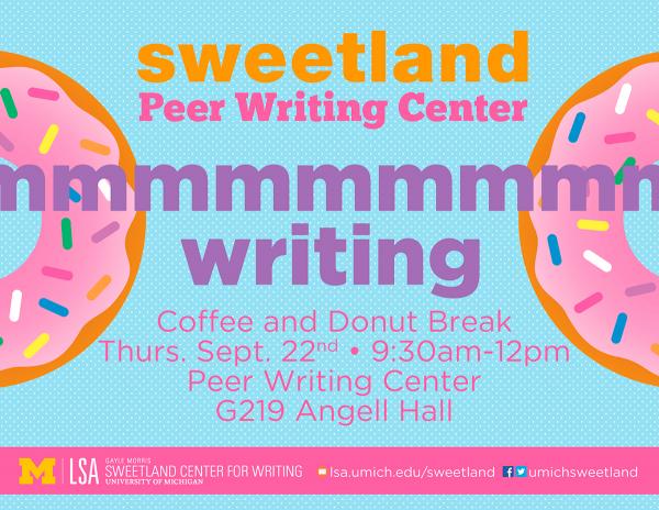 Donut Break flyer