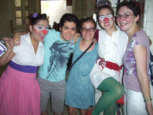 UM theatre students in Brazil