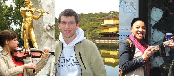 Students in Austria, Japan, London