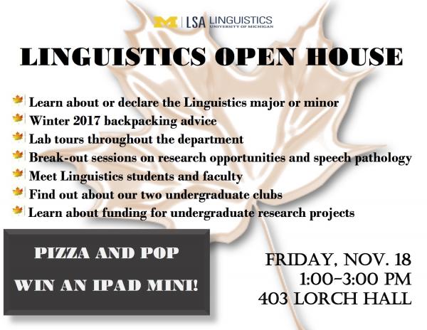 Open House Flier