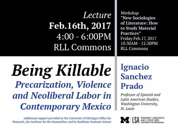 New Sociologies of Literature event poster