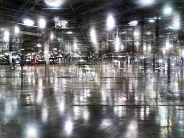 Blurred Lights, Ernestine Ruben at Willow Run