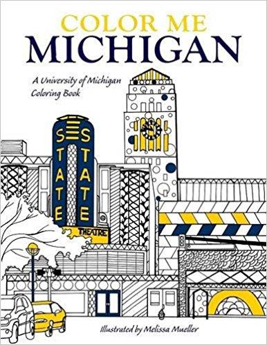Cover of Color Me Michigan coloring book