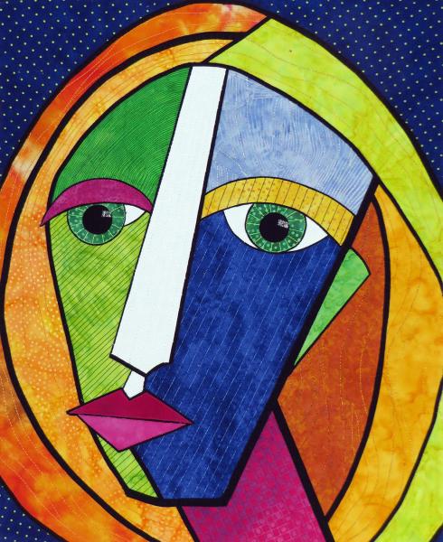 Picasso Meets Tiffany by Carol Tamasiunas, photograph by the artist. High resolution version available upon request.