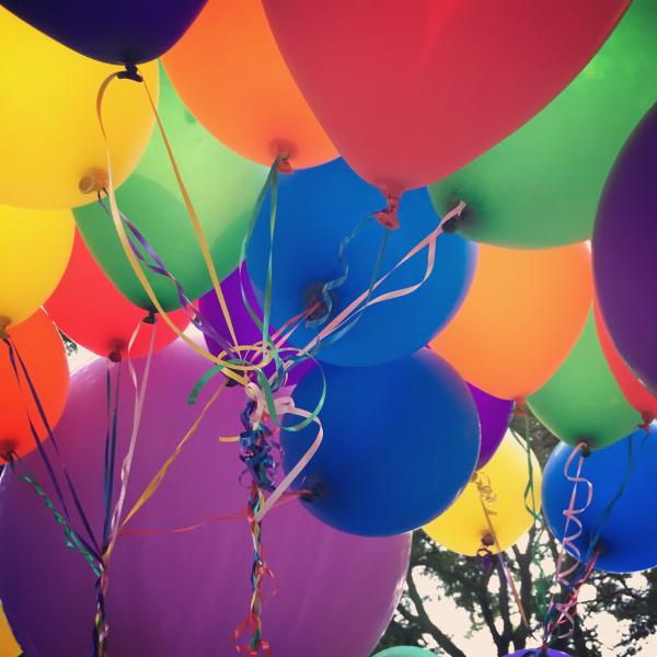 Rainbow Balloons