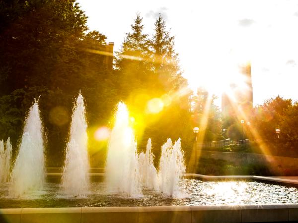 Fountain on North Campus