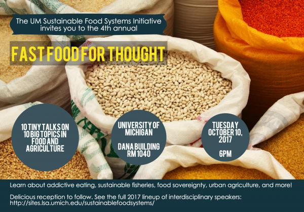 fast food for thought flyer
