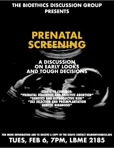 Prenatal screening
