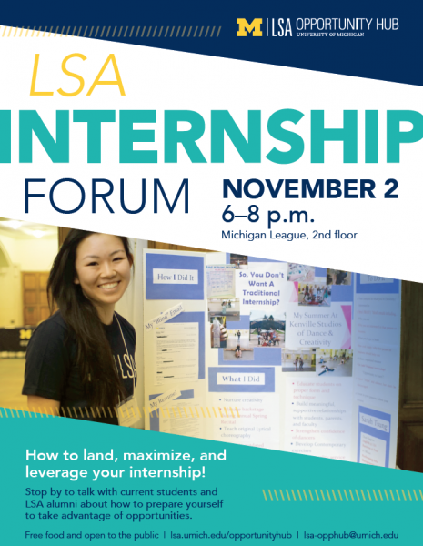 LSA Internship Forum