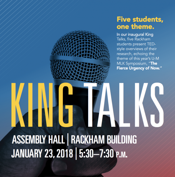 King Talks Image with Information