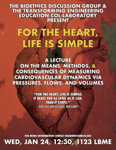 For the heart, life is simple