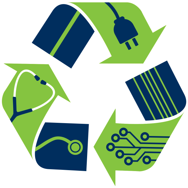 Electronic Waste Recycling Logo