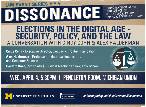 Dissonance Event April 4, 2018