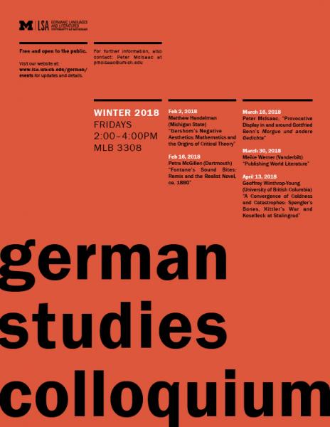 Winter Colloquium
