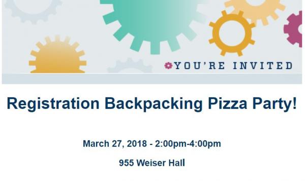 pizza party flyer