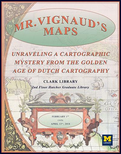 Vignaud map exhibit poster