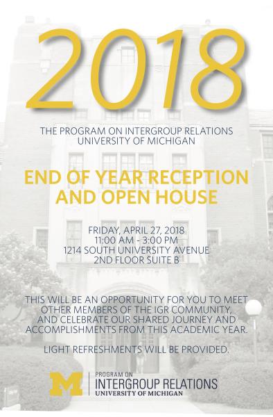 IGR Reception & Open House