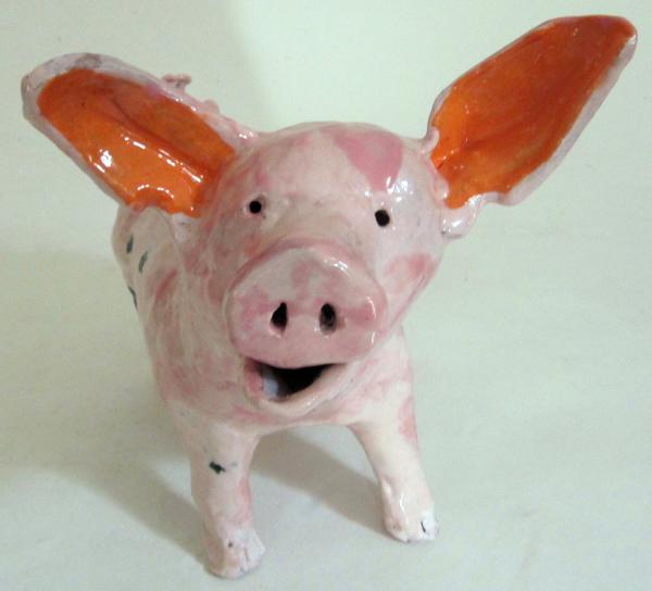 Pink Piglet by Marcia Polenberg, photograph by the artist. High resolution version available upon request.