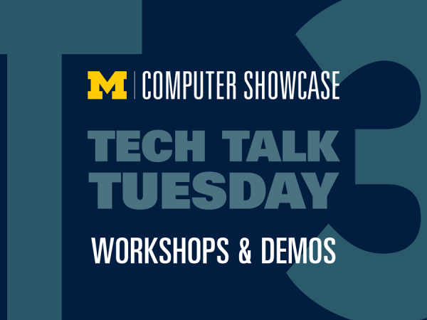 Computer Showcase Tech Talk Tuesda