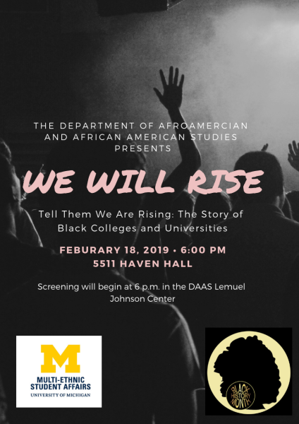 We Rise Flyer