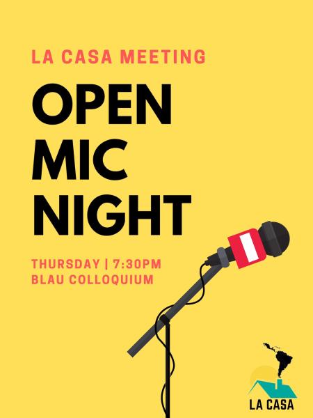 Open Mic Flyer