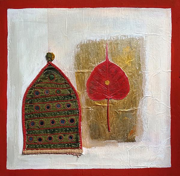 Under the Bodhi Tree, Blazing Stupa by Roshan Houshmand, photograph by the artist. High resolution version