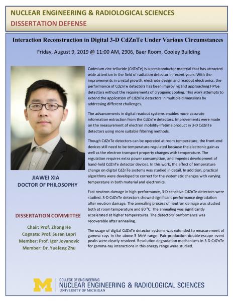 flyer of Jiawei Xia defense