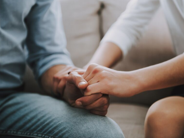 People holding hands