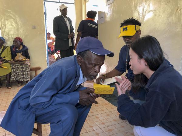 BA685 Students from the Kisii Eye Hospital Team in Kenya