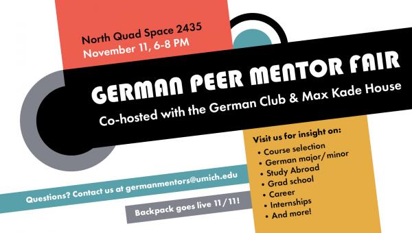 German Peer Mentor Fair