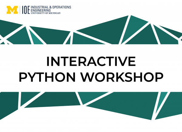 "Interactive Python Workshop" text