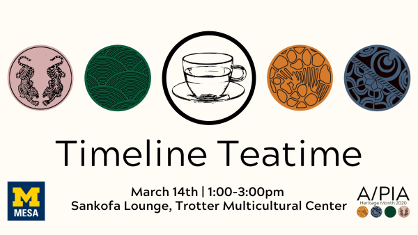 A/PIA Heritage Month Calendar: Timeline Teatime