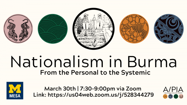 A/PIA Heritage Month Calendar: Nationalism in Burma