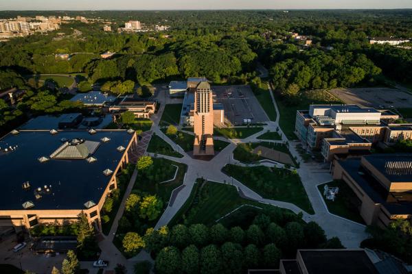 Aerial view of North Campus