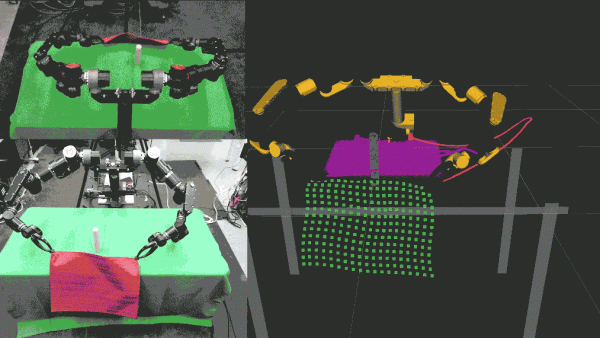 robot folding cloth