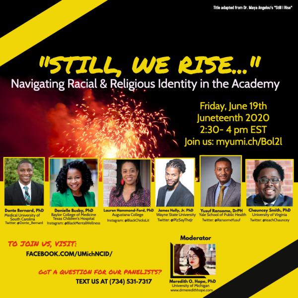 Promotional flyer for event