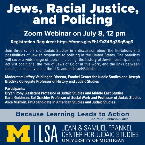Jews, Racial Justice, and Policing