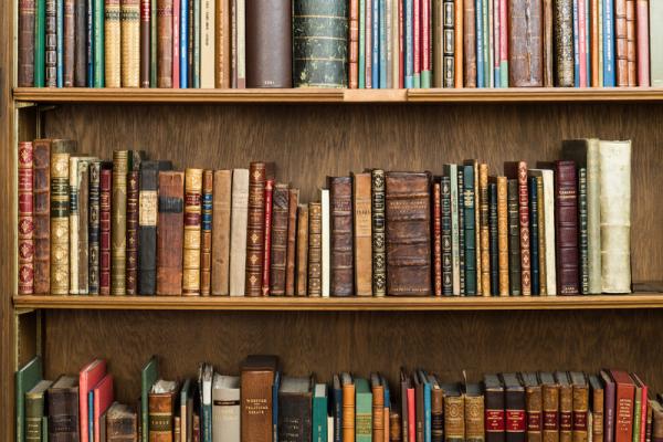 Bookshelves at the Clements Library