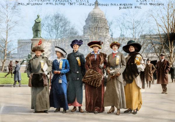 "Suffrage Paraders"