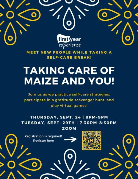 Taking Care of Maize and You Flyer