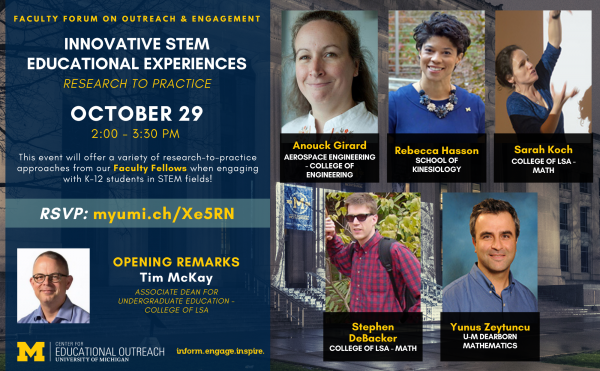 Faculty Forum STEM flyer