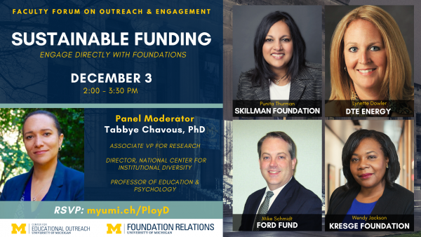 Faculty Forum Foundations flyer