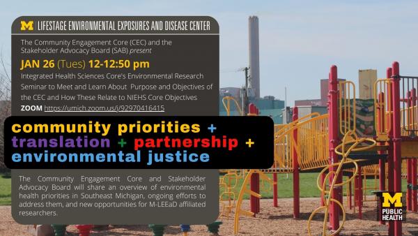 Jan 26 Environmental Priorities in SE Michigan