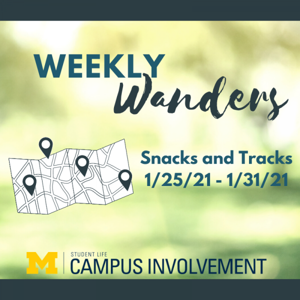 Grab a snack while you make some tracks!